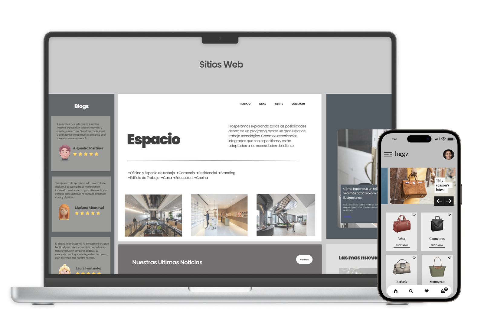 Diseño de sitios web en dispositivos